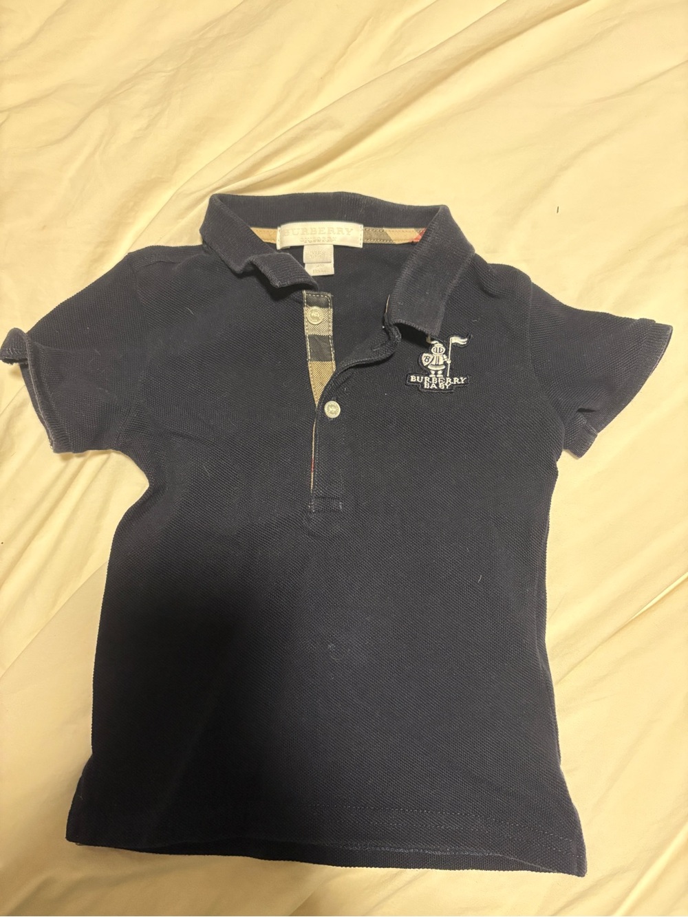 9-12 mo Burberry baby polo